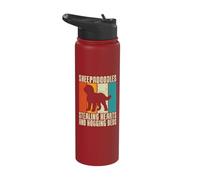 Sheepadoodles Stealing Hearts and Hogging Beds Sheepadoodle Stainless Steel Insulated Water Bottle