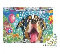 Sheepdog 1000 Pc Thick Cardboard Premium Jigsaw Puzzle Set Family Lovers Concentration Training Fun Present 52x38cm/1000pcs