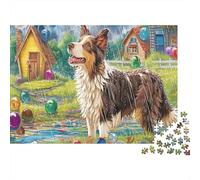 Sheepdog 1000 Piece Extra-thick Cardboard Jigsaw Puzzle Family Lovers Brain Training Wall Decoration Value Pack 70x50cm/1000pcs