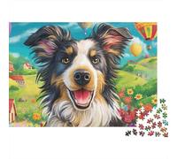 Sheepdog 1000 Piece Jigsaw Puzzle Energetic Premium Eco Paper Puzzle with Smooth Cut, Relaxing Brain Game for Adults 52x38cm/1000pcs
