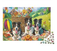 Sheepdog 1000 Piece Sturdy Cardboard Premium Jigsaw Puzzle Teen Fans 12-18 Concentration Training Fun Present Gift Idea 70x50cm/1000pcs