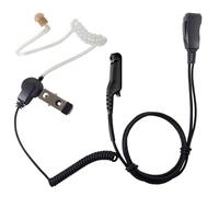 SHEEPDOG MICROPHONES Acoustic Tube Earpiece with Microphone, Compatible with Motorola R7, ION and MXP600, Black Cable (LMC-1AT-M20), Premium Headset