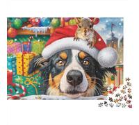 Sheepdog Puzzle 1000 Pieces Adults Educational Relaxing Brain Training Precision Pieces Quality 52x38cm/1000pcs