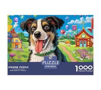 SheepdogOverwhelming 1000-Piece Jigsaw Puzzles for Adults A Crusade Through Impossible, Hard, And Difficult Challenging Puzzle Games - The Most Prestigious Gift for Adult And Teenage Conquerors Age 1