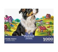 SheepdogSuperior 1000-Piece Jigsaw Puzzles for Adults Delivering A Series of Challenging Educational Games - Positioned As The Ideal Educational Gift Jigsaw Puzzles for Adults And Kids Age 12 Years U