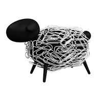 Sheepi, the magnetic paper clip holder, sheep Schaf: Schwarz - Klammern: weiß