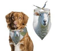 SheepPet Scarf Dog Bandana for Small Medium Large Exquisite Unique Cat Dogs Kerchief Premium Fabric Cute Triangle Cat Dogs Bibs Scarf
