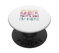 SHEEPSHEAD & BEER THAT'S WHY I'M HERE Fun Playing Card Game PopSockets Adhesive PopGrip