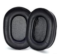 Sheepskin Ear Pads Replacement for ATH M50X M40X MDR7506 V6 for v7 - Extra Thick Memory Foam Cushions for Gaming Headsets Comfort Upgrade Black 2.9 Inch