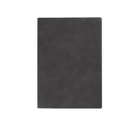 Sheepskin Leather Journal Notebook, A5 Grey, 100 Lined Pages, Cream Paper, Professional Work Notebook for Men, Two-piece