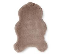 Sheepskin Mink Plain Shaggy Rug, 50mm Thickness Modern Rug, Luxurious Rug For Living Room, & Dining Room-60Cm X 90Cm (Single)