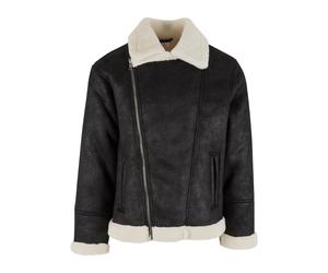 Sheepskin motorcycle jacket Urban Classics Noir 5XL