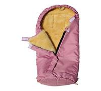 Sheepskin - Pram Footmuff Baby Foot Warmer - Pink