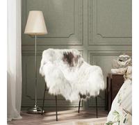 Sheepskin Rug Multicolour Cream Sheep Leather 60-70x90-100 cm Soft Throw Luxury