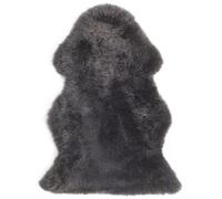 Sheepskin Rug ULURU Dark Grey 65 x 110 cm