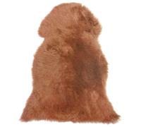 Sheepskin Rug ULURU Light Brown 65 x 110 cm