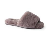 Sheepskin Slider Slippers lands end Purple 6