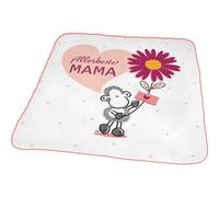 Sheepworld 48609 Magic Towel with Allerbeste Mama Motif, Pressed Shape, Cotton, 30 cm x 30 cm, for Her