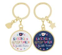 Sheepworld Couple Keyring Sparkle Design Gift Set 75487