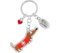 Sheepworld Key Ring with Charm Dachshund Emergency 75565