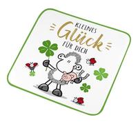 Sheepworld Magic Towel Small Happiness | Small Hand Towel, Guest Towel, Pressed Shape, 30 cm x 30 cm, Cotton, Gift, Funny Surprise | 74427