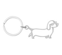 Sheepworld Pendant Key Words with Motif, Metal Pendant with Key Ring, Keyring on Header Card, Birthday Gift, Funny Surprise, multicoloured, Einheitsgröße, Motif "Dog"