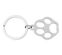 Sheepworld Pendant Key Words with Motif, Metal Pendant with Key Ring, Keyring on Header Card, Birthday Gift, Funny Surprise, multicoloured, Einheitsgröße, Motif "Paw"