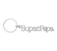 Sheepworld Pendant Key Words with Motif, Metal Pendant with Key Ring, Keyring on Header Card, Birthday Gift, Funny Surprise, multicoloured, Einheitsgröße, Motif "Superdad"