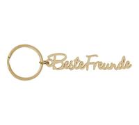 Sheepworld Pendant Key Words with Motif, Metal Pendant with Key Ring, Keyring on Header Card, Birthday Gift, Funny Surprise, multicoloured, Einheitsgröße, Motif "Beste Freundde"