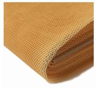 Sheer Dress Net Mesh Fabric Tutu Tulle Mesh Dancewear Stiff Flare Free Nylon Wedding Bridal Veil Material 150cm Wide (300 x 150cm / 118" x 60", Gold)