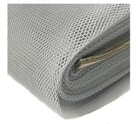 Sheer Dress Net Mesh Fabric Tutu Tulle Mesh Dancewear Stiff Flare Free Nylon Wedding Bridal Veil Material 150cm Wide (1000 x 150cm / 394" x 60", Silver)