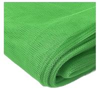 Sheer Dress Net Mesh Fabric Tutu Tulle Mesh Dancewear Stiff Flare Free Nylon Wedding Bridal Veil Material 150cm Wide (500 x 150cm / 197" x 60", Kelly Green)