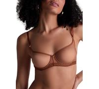 Sheer Emotion Half Cup Bra Aubade Brown 38D