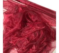 Sheer Organza Fabric Voile Sold Per METRE Curtain Wedding Material 150cm WidePricing is Set for 10% Off When Buy 3 or More Metres. (Burgundy) (1m)