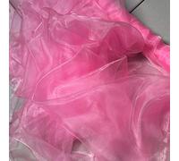 Sheer Organza Fabric Voile Sold Per METRE Curtain Wedding Material 150cm WidePricing is Set for 10% Off When Buy 3 or More Metres. (Pink) (1m)