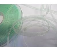 Sheer Organza Ribbon - 50 metre rolls -Peppermint - 3mm