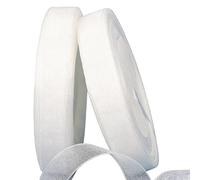 Sheer Organza Ribbon for Gift Wrapping, Wedding and Crafting, Sage Green, 15mm x 60 Metres, 2 Rolls (White)