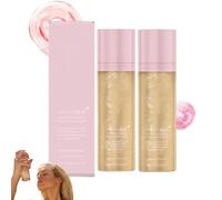Sheer Setting Mist Sunscreen SPF 50, Hydrating Glow Mist with Shimmering Oil, Broad Spectrum Water-Resistant Face & Body Spray, Reef-Safe, Non-Greasy Formula for Makeup-Friendly Radiance (2)