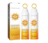 Sheer Setting Mist Sunscreen SPF 50, Makeup Setting Mist Spray, Hydrating Makeup-Friendly SPF 50 Clear Spray, Non-Greasy & Fast-Absorbing for Face & Body, High Protection and Dry Feel (2)