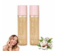 Sheer Setting Mist Sunscreen SPF 50, Waterproof SPF Setting Spray for Face, No White Cast, Coconut Scent, Fast Absorbing for Reducing Moisture Loss (2)