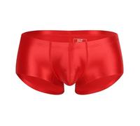 Sheer Shiny Underwear Trunk Low Rise Boxer Briefs Touch Slips Smooth Underpants Anti Chafing Sparkle House Shorts Moisture-Wicking Plain Underwear Briefs Lightweight Soft Underpant 2026