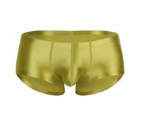 Sheer Shiny Underwear Trunk Low Rise Boxer Briefs Touch Slips Smooth Underpants Anti Chafing Sparkle House Shorts Moisture-Wicking Plain Underwear Briefs Lightweight Soft Underpant 2026