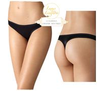 Sheer Touch String by Wolford M Black Underwear Fine Glossy Smooth Shimmering