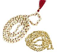 SHEERAVI ENTERPRISES Original Gunja Ratti Chirmi Mala Necklace with Tassel Natural Rosary Jaapmala for Meditation Mantra Chanting & Pooja Astrology Organic for Men & Women