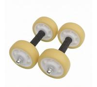 SheerFaring Abdominal Exercise Wheel Core Four Wheel Core Roller Fitness Equipment With Textured Grip PU Rubber Wheels Frame Metal Axle suitable for strength building home exercise