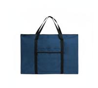 SheerFaring Art Case Drawing Board Bag Sketching Pad Carrier Artist Organizer with Zipper Opening and Front Compartment in Lightweight Textile Suitable for Home, Array, Navy Blue, 8K/A3 56 36cm
