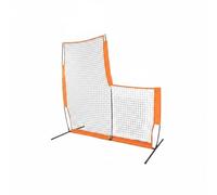 SheerFaring Baseball Training Shaped Practice Net Batting Net Pitching Net Softball Net Reinforced Polyester Netting On Fiberglass Frame Lightweight Portable
