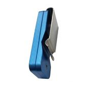 SheerFaring Billiard Chalk Holder Clip Pool Accessory Chalk Case Organizer Aluminum Frame With Clothing Clip Suitable for billiards students coaching skill, Blue
