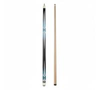 SheerFaring Billiard Cue Stick Cue Rod Shaft With Leather Tip Maple Birch Wood Two Piece Joint Non Slip Handle Suitable for Chinese Billiards Beginner Lessons, Blue