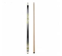 SheerFaring Billiard Cue Stick Cue Rod Shaft With Leather Tip Maple Birch Wood Two Piece Joint Non Slip Handle Suitable for Chinese Billiards Beginner Lessons, Yellow